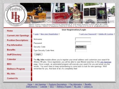 Athens-Clarke County HR - My Jobs Portal