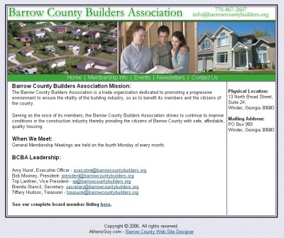 County Builders home page