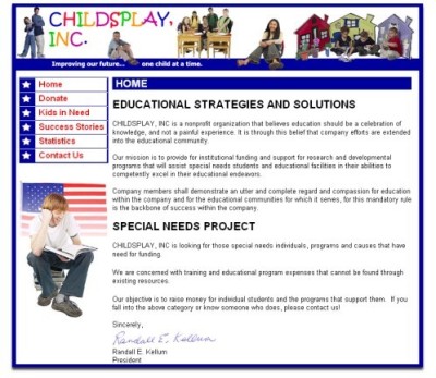 Childs Play Inc - Home Page