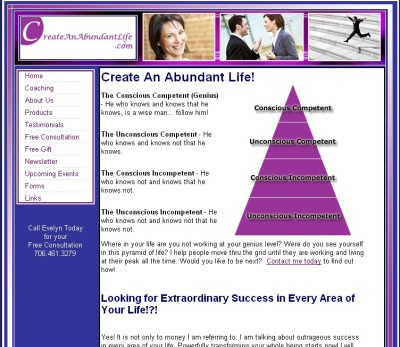 Create an Abundant Life - Home Page