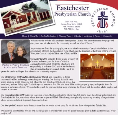 Eastchester Presbyterian Church - Home Page