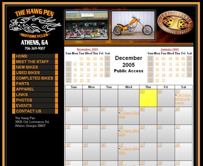 The Hawg Pen - Event Calendar