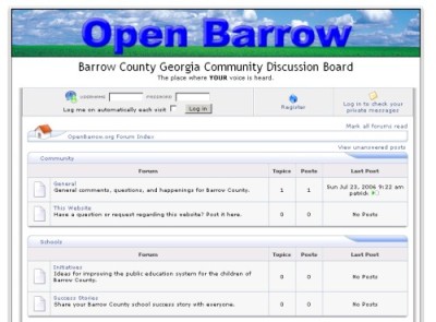 OpenBarrow.org Community Forums