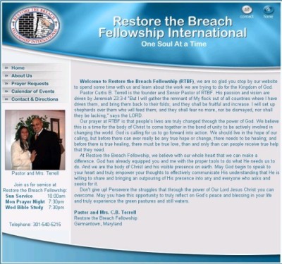 Restore the Breach Fellowship - Home Page