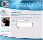 Restore the Breach Fellowship - Prayer Request Form