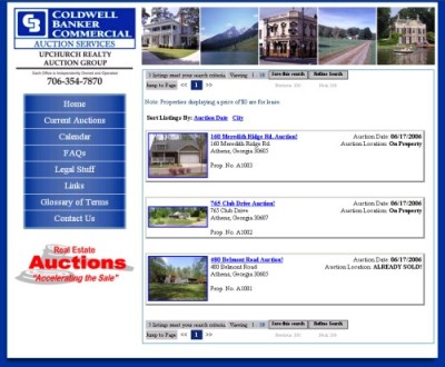Upchurch Real Estate Actions - Database