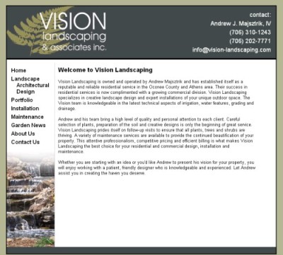 Vision Landscaping - Home Page