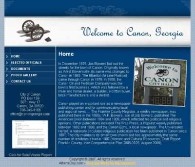 City of Canon - Home Page