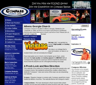 Dynamically Changeable Themes for the Compass Church Portal