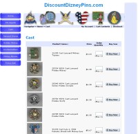 Discount Dizney Pins - Actual Shopping Page