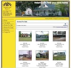 Home for Sale Listing Page