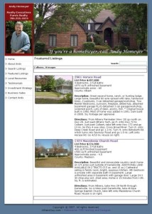 Listings page