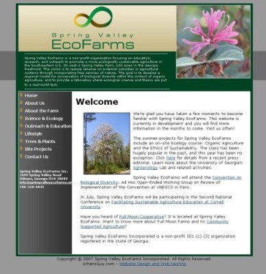 Spring Valley EcoFarms - Home Page