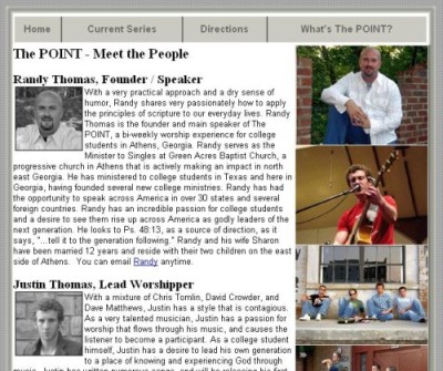 The Point - Content Page