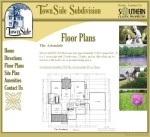 TownSide Homes - Example House Floor Plans